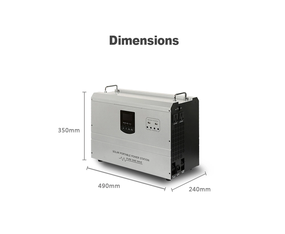 4000W 5000W Emergency Power Backup Portable Power Station