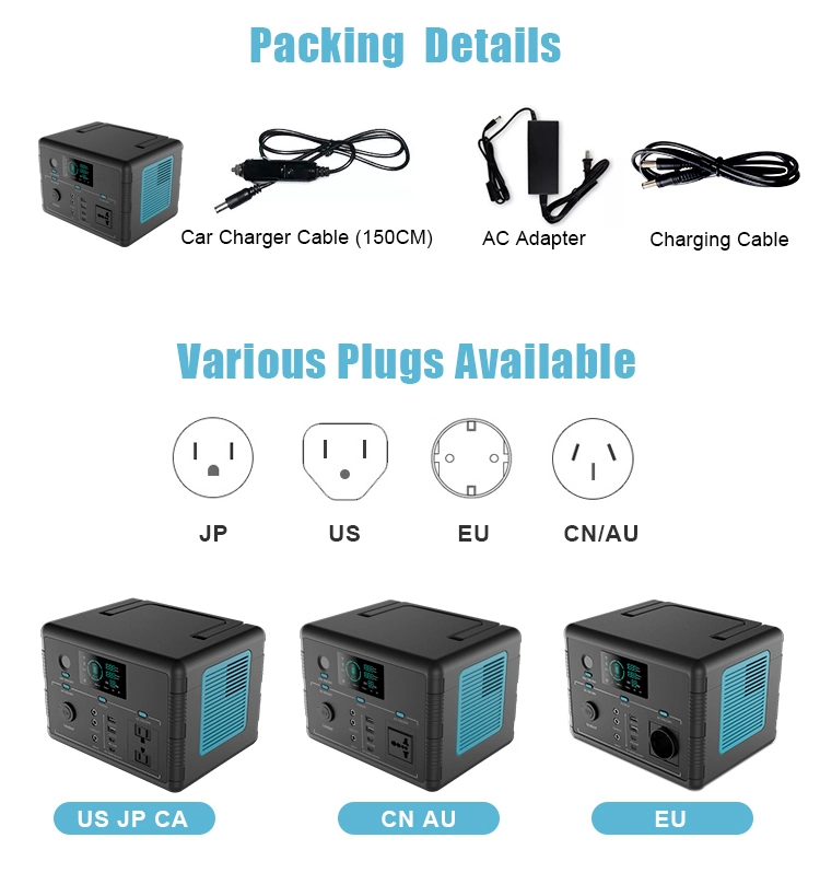 Yxx Best Price 1000wh Solar Portable Travel Energy Storage Emergency Battery Power Station