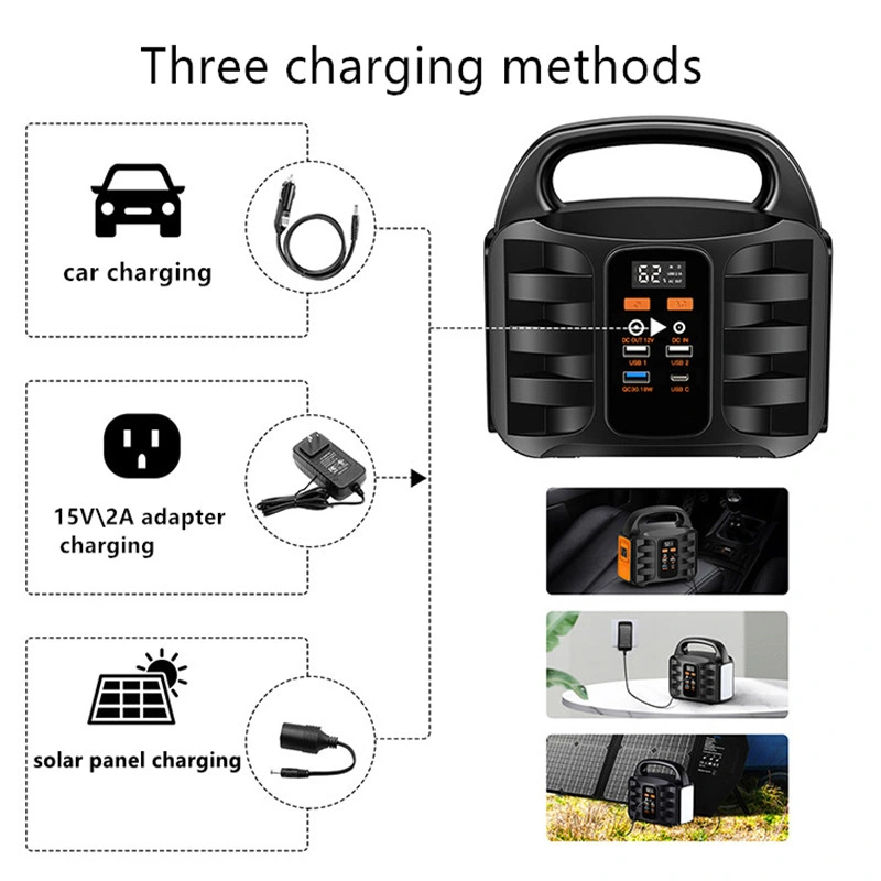 Power Generator Solar BMS LiFePO4 Portable Power Station 100W