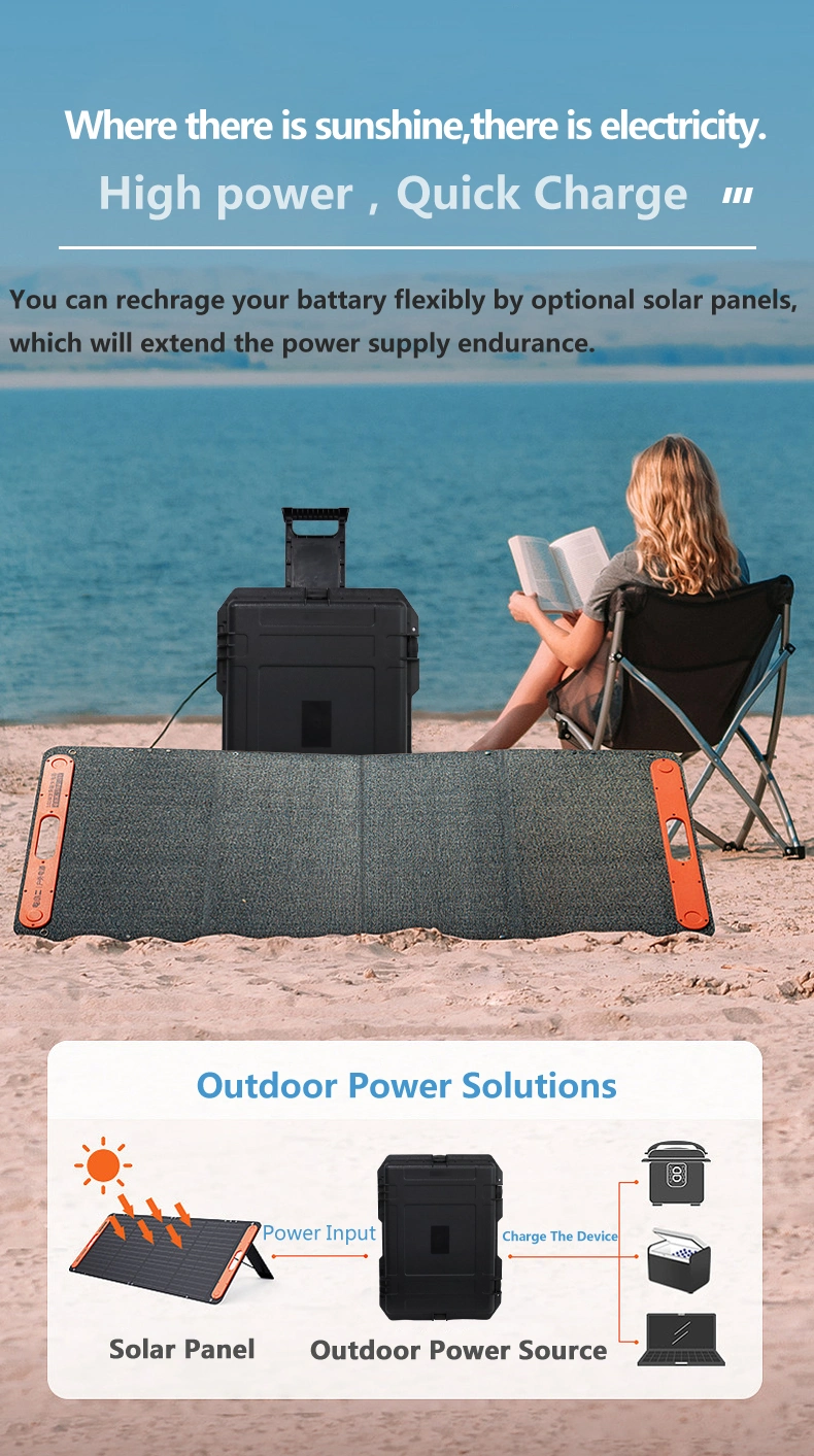 Support OEM ODM Huge Capacity Huge Capacity LFP Battery 5000W Portable Outdoor Solar Energy System Power Station