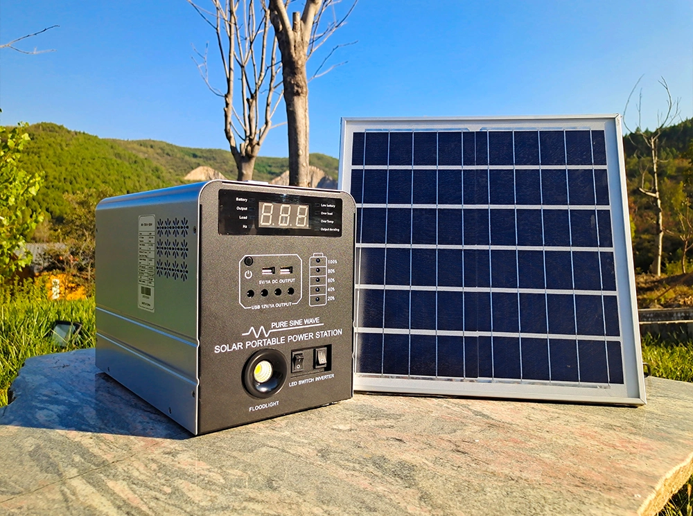 Capacity 500W Portable Power Station Solar Generator Energy Storage Power Supply LiFePO4 Battery Outdoor Large Power Bank