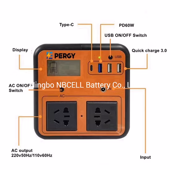 Centrale elettrica portatile del generatore solare di emergenza domestico all'aperto della carica rapida 500W